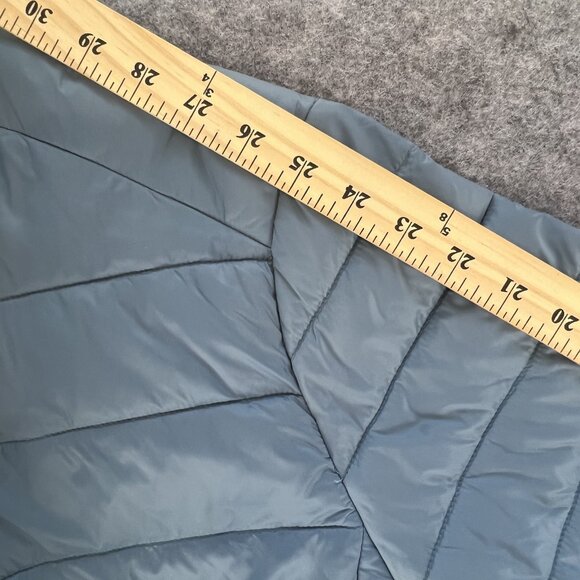 Essentials Mens LRG Jacket Blue Quilted Puffer Full Zip Lightweight Coat - Picture 8 of 11